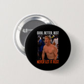 Gut Besser Lass es nie ruhen Ben Johnson Button (Vorne & Hinten)