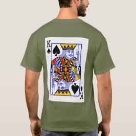 Gut bewaffneter König - kein Text-T - Shirt