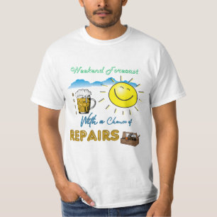 GUT! Bier und Reparaturen - Wochenendprognose T -  T-Shirt