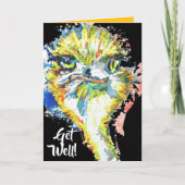 Gut, bitte! Ostrich Face bekommt gute Karte (Vorderseite)