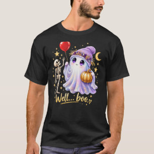 Gut Boo Süßer Geist Skelett Halloween T-Shirt