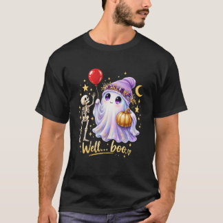 Gut Boo Süßer Geist Skelett Halloween T-Shirt