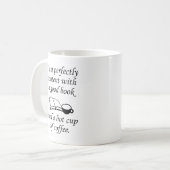 Gut Buch und Kaffee Kaffeetasse (Vorderseite Links)