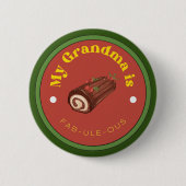 GUT! Button - Meine Oma ist Fab-Ule-Ous (Vorderseite)