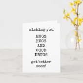 Gut Card, lustig, Minimalistisch, nur Text Karte (Gelbe Blume)