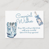 Gut Chinoiserie Stiefel Bubbly Brautparty Begleitkarte (Vorderseite)