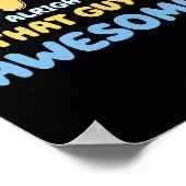 Gut, dass Typ Phantastischen Vatertag Poster (Ecke)