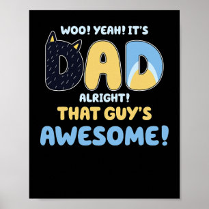 Gut, dass Typ Phantastischen Vatertag Poster