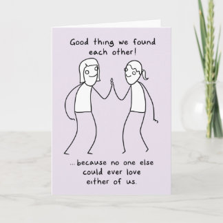 "Gut, dass wir uns gefunden haben!" (FF) Valentine Feiertagskarte