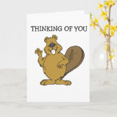 GUT DENKEN SIE AN IHN, BIER. KARTE (Gelbe Blume)