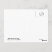 Gut durchdachte Liebe Postkarte (Rückseite)