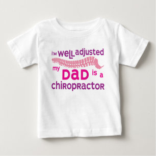 Gut eingestellt - mein Vater ist Chiropraktor Baby T-shirt