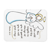 Gut, er wird seine Engel für dich verantwortlich m Magnet (Horizontal)