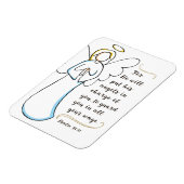 Gut, er wird seine Engel für dich verantwortlich m Magnet (Linke Seite)