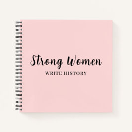 Gut erzogene Frauen Feminismus Zitat Design Notizblock