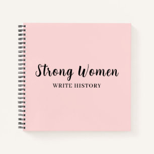 Gut erzogene Frauen Feminismus Zitat Design Notizblock