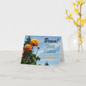 Gut Fertige Mitteilungskarten Bravo! Hervorragende (Gelbe Blume)