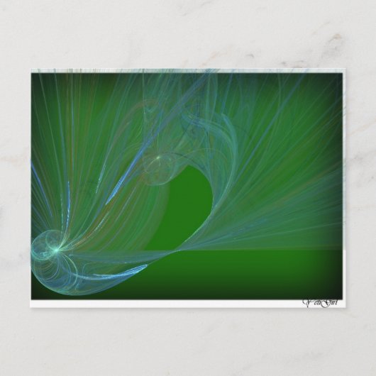 gut fließen postkarte (Vorderseite)