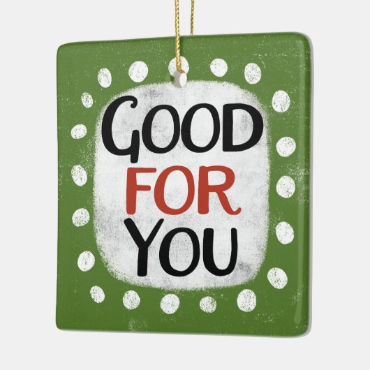 Gut für dich keramikornament (Links)