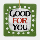 Gut für dich keramikornament (Rückseite)