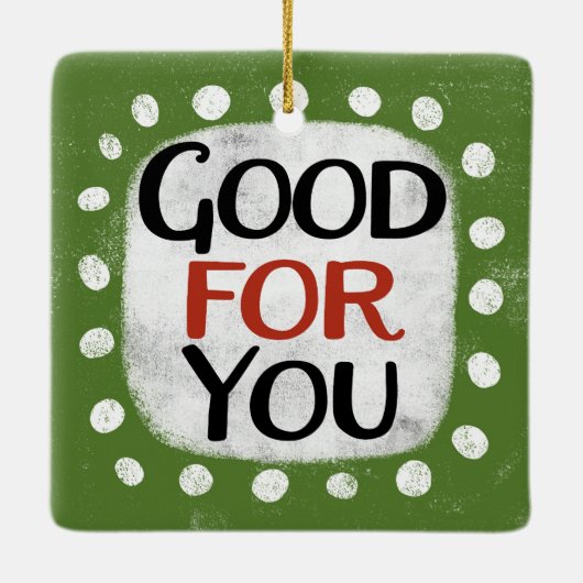 Gut für dich keramikornament (Rückseite)