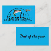 Gut für eine Fangreise Mitteilungskarte (Vorne/Hinten)