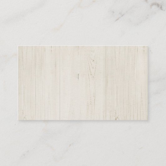 Gut für Hochzeitsfeiern - rustikal Begleitkarte (Rückseite)