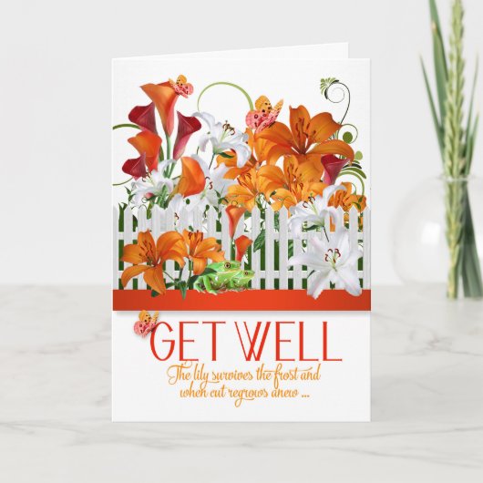 Gut Garten von Lilies Karte (Vorderseite)