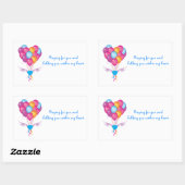 Gut: Gebetet für euch Rechteckiger Aufkleber (Blatt)