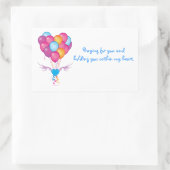 Gut: Gebetet für euch Rechteckiger Aufkleber (Tasche)