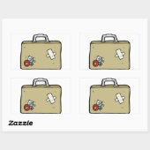 Gut gebrauchte Gehäuse-Aufkleber Rechteckiger Aufkleber (Blatt)