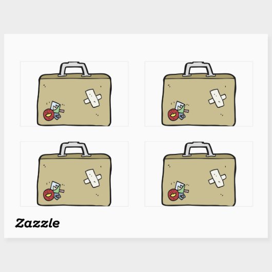 Gut gebrauchte Gehäuse-Aufkleber Rechteckiger Aufkleber (Blatt)