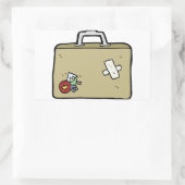 Gut gebrauchte Gehäuse-Aufkleber Rechteckiger Aufkleber (Tasche)