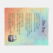 Gut Gedicht holen Fleecedecke (Vorderseite (Horizontal))