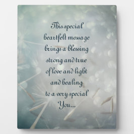 Gut Gedicht holen Fotoplatte