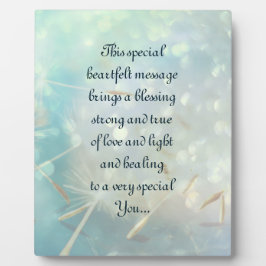 Gut Gedicht holen Fotoplatte