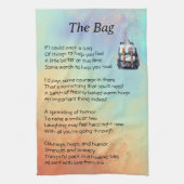 Gut Gedicht holen Geschirrtuch (Vertikal)