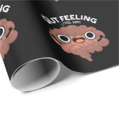 Gut Gefühl Funny Anatomie Intestine Pun Dark BG Geschenkpapier (Rolleneckpunkt)