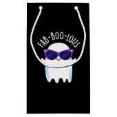 Gut Gefühl Funny Anatomie Intestine Pun Dark BG Kleine Geschenktüte (Rückseite)