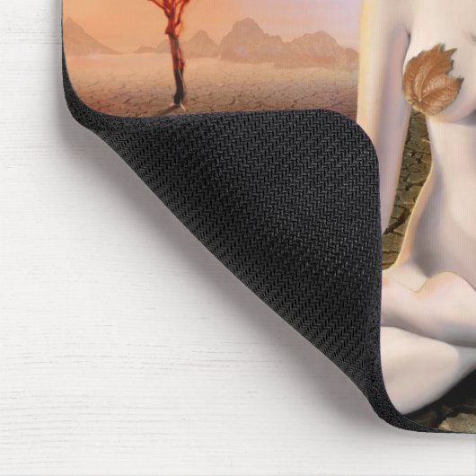 Gut gegen schlechte Goth Göttin Mousepad (Ecke)