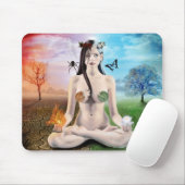 Gut gegen schlechte Goth Göttin Mousepad (Mit Mouse)