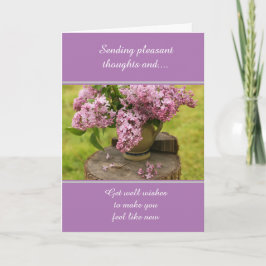 Gut geklappte Grußkarte Karte