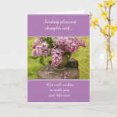 Gut geklappte Grußkarte Karte (Gelbe Blume)