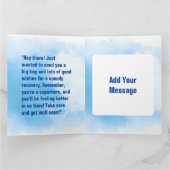 Gut geklappte Grußkarte Karte (Innenseite)