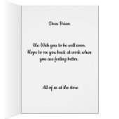 gut geklappte Karte (Innen (Rechts))