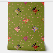 Gut gekleidete Katzen, die Paw Prints im Gras hers Tapete (Abrollen)