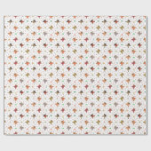 Gut gekleidete Katzen machen Schneegel Geschenkpapier (Flach)