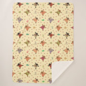 Gut gekleidete Katzen mit Funky Plushies Sherpadecke (Vorderseite)