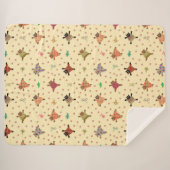 Gut gekleidete Katzen mit Funky Plushies Sherpadecke (Vorderseite (Horizontal))