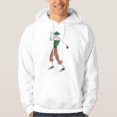Gut gekleideter Golfer Hoodie (Vorderseite)